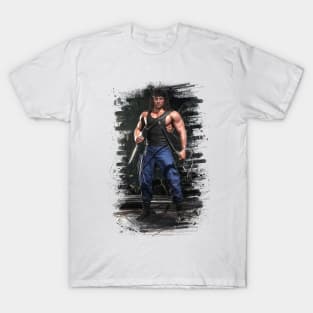 Mortal Kombat 11 Rambo Print - 57212139 T-Shirt